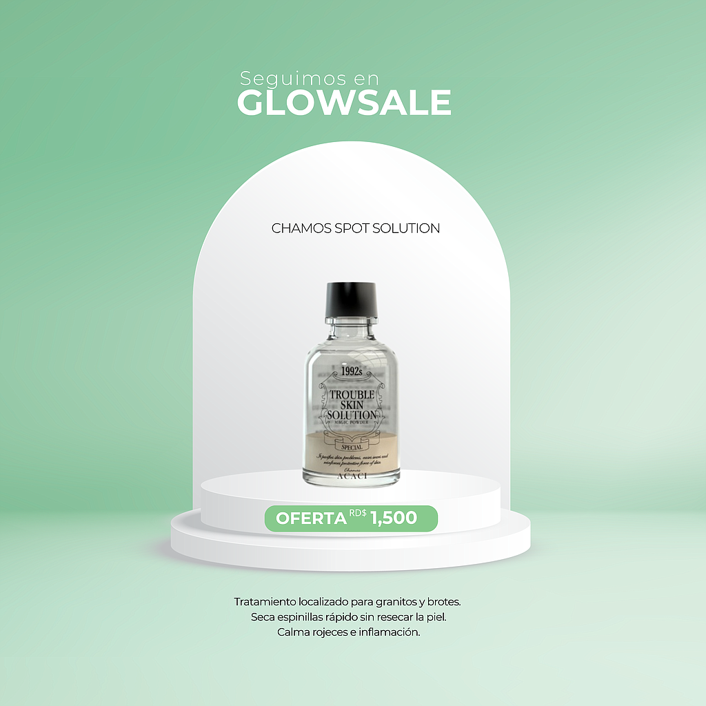 CHAMOS Spot Trouble Skin Solution Magic Powder 