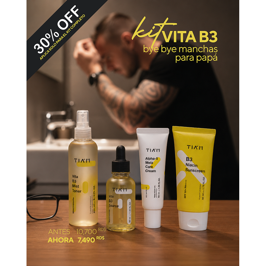 KIT VITA B3 BYE BYE MANCHAS PARA PAPA