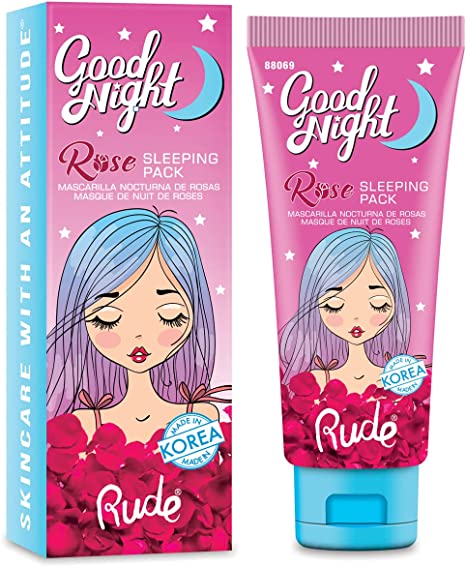 RUDE Good Night Rose Sleeping Mask 