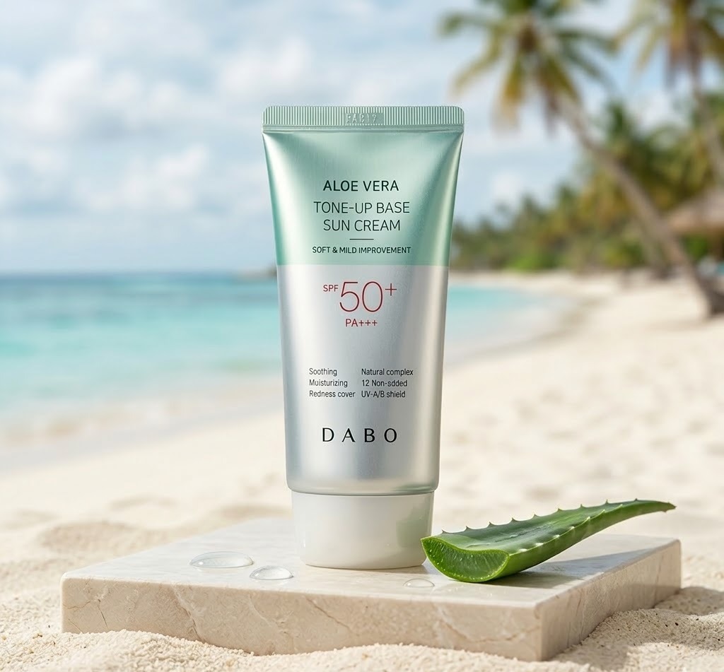 DABO Aloe Vera Tone-Up Base Sunscream 70ml