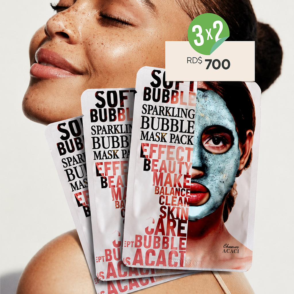 CHAMOS ACACI Sparkling  Bubble Mask Pack